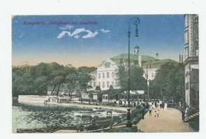 Königsberg (Pr.), Stadtkreis Königsberg Königsberg, Schloßteich mit Stadthalle Königsberg, Schloßteich