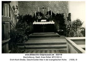 Bischofsburg, Stadt, Kreis Rößel Erich-Koch-Straße (fr. Langgasse)