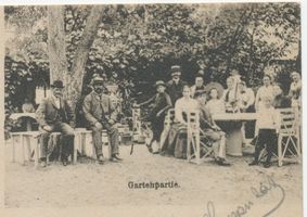 Nimmersatt, Kreis Memel Nimmersatt, Gartenpartie Ниммерсатт, вид сада