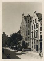 Elbing, Stadt, Stadtkreis Elbing Elbing, Spieringstraße, Alte Giebelhäuser III Эльбинг, Шпирингштрассе, старые дома со щипцами, III