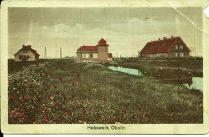 Erlen, Hebewerk, Kreis Elchniederung Obolin, Hebewerk Оболин, судоподъёмник