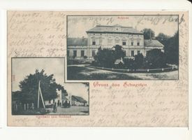 Schugsten, das nördliche Gut, Kreis Samland Schugsten, das nördliche Gut, Schloss, Gasthaus Samland, Orte im Kreis