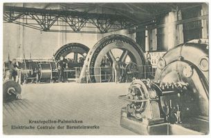 Palmnicken, Kreis Samland Palmnicken, E-Werk, Innenansicht III Пальмникен, электростанция, внутренний вид, III
