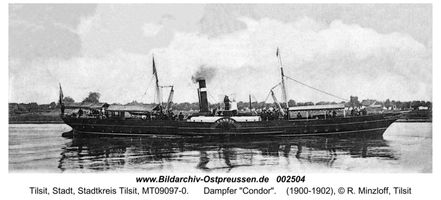 Tilsit, Stadt, Stadtkreis Tilsit  Tilsit, Schifffahrt