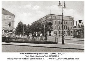 Tilsit, Stadt, Stadtkreis Tilsit Herzog-Albrecht-Platz