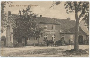 Lesgewangen, Kreis Tilsit-Ragnit Lesgewangminnen, Gasthaus zum Instertal, Inh. Max Mirwaldt 