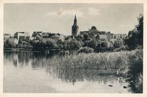 Lyck, Stadt, Kreis Lyck Lyck, Blick auf die Stadt IX Masurische Seen