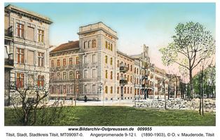 Tilsit, Stadt, Stadtkreis Tilsit Angerpromenade 9-12