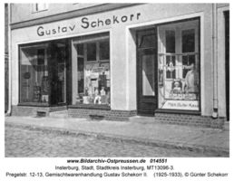 Insterburg, Stadt, Stadtkreis Insterburg Pregelstraße 12-13