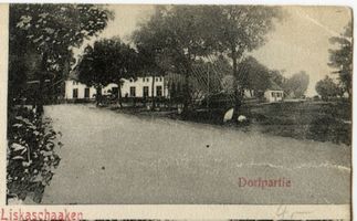 Liska-Schaaken, Kreis Samland Liska-Schaaken, Dorfpartie 
