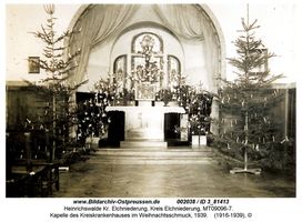 Heinrichswalde Kr. Elchniederung, Kreis Elchniederung Friedrichstraße  Heinrichswalde, Ev. Kirche, kirchl. Einrichtungen, kirchl. Leben, Friedhöfe
