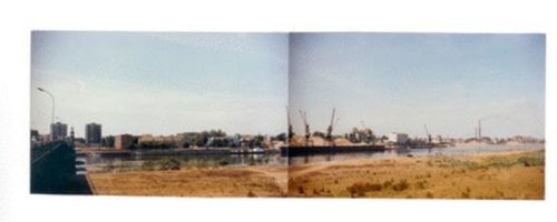 Tilsit, Stadt, Stadtkreis Tilsit Tilsit, Blick auf die Stadt vom nördlichen Memelufer VII 
