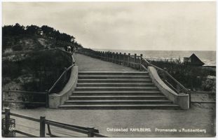 Kahlberg-Liep, Ort, Kreis Elbing Kahlberg-Liep, Promenade und Russenberg 