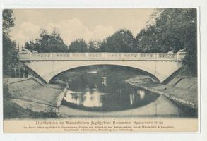 Jagdhaus Rominten, Kreis Goldap Jagdhaus Rominten,  Hirschbrücke IV 