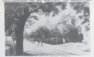 Königsberg (Pr.), Stadtkreis Königsberg Hammerweg Königsberg, Amalienau, Hammerweg, vor dem Ausbau Königsberg, Stadtteil Amalienau