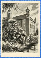 Heilsberg Kr. Heilsberg, Stadt, Kreis Heilsberg Heilsberg Kr. Heilsberg, Ordensburg, Zeichnung Хайльсберг, район Хайльсберг, Орденский замок, рисунок