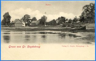 Großheidekrug, Kreis Samland Groß Heydekrug, Hafen II 