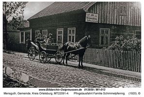 Mensguth, Gemeinde, Kreis Ortelsburg 