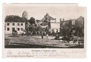 Domnau, Stadt, Kreis Bartenstein Marktplatz