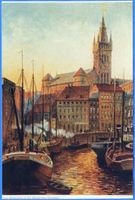 Königsberg (Pr.), Stadtkreis Königsberg Königsberg (Pr.), Unser Königsberg in der Abendsonne, Gemälde 