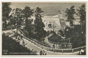 Rauschen Kr. Samland, Kreis Samland Rauschen Kr. Samland, Abstieg zum Strand Раушен, р-н Самбия, спуск к пляжу
