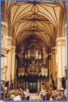 Frauenburg, Kreis Braunsberg Frauenburg, Dom, Innenansicht mit Blick auf die Orgel V Frauenburg, Dom