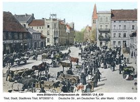 Tilsit, Stadt, Stadtkreis Tilsit Deutsche Straße