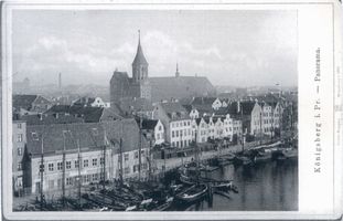 Königsberg (Pr.), Stadtkreis Königsberg Königsberg (Pr.), Blick von der Börse zum Dom V Königsberg, Stadtteil Kneiphof