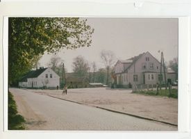 Benkheim, Kreis Angerburg Benkheim (Banie Mazurskie), Hauptstraße aus Richtung Angerburg zum Zentrum 