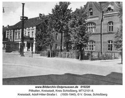 Schloßberg, Kreisstadt, Kreis Schloßberg  