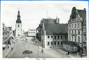 Insterburg, Stadt, Stadtkreis Insterburg Insterburg, Alter Markt mit Lutherkirche XVII Insterburg, Lutherkirche