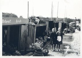 Memel, Stadt, Stadtkreis Memel Memel, Marktbuden Memel, Marktleben