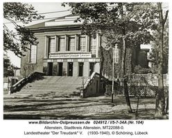 Allenstein, Stadtkreis Allenstein  Allenstein, Theater