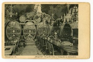 Königsberg (Pr.), Stadtkreis Königsberg Königsberg (Pr.), Schloß, Blutgericht, Die große Halle zu Anfang des 20. Jahrhunderts II Königsberg, Schloß, Innenräume