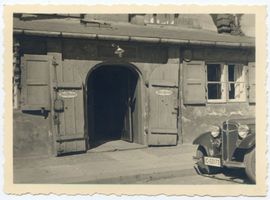 Königsberg (Pr.), Stadtkreis Königsberg Königsberg (Pr.), Eingang zum Blutgericht Königsberg, Weinrestaurant  Blutgericht  im Schloß