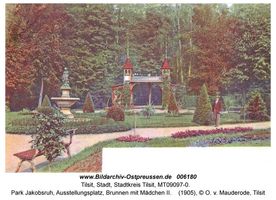 Tilsit, Stadt, Stadtkreis Tilsit   Tilsit, Park Jakobsruh, Gewerbeausstellung 1905