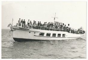 Lötzen, Stadt, Kreis Lötzen Lötzen, Löwentin - Motorschiff Frederic Chopin früher Boyen Masurische Seen