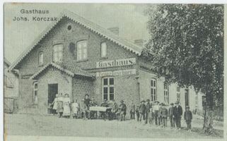 Alt Wartenburg, Kreis Allenstein Alt Wartenburg, Gasthaus Johs. Kortczak Альт-Вартенбург, трактир Иоганнеса Кортчака