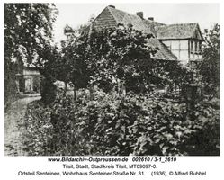 Tilsit, Stadt, Stadtkreis Tilsit Senteiner Straße 31  