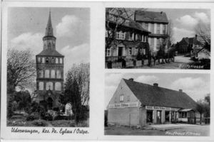 Uderwangen, Ort und Försterei, Kreis Preußisch Eylau 