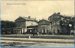 Bischdorf Kr. Rößel, Kreis Rößel Bischdorf Kr. Rößel, Bahnhof Бишдорф, уезд Рёсель, вокзал