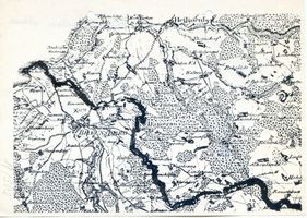 Heiligenbeil, Kreis Heiligenbeil Heiligenbeil, Ausschnitt aus der Schrötterschen Karte Хайлигенбайль, фрагмент карты Шрёттера