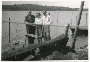  Nikolaiker See, Deutsches Ehepaar am See Masurische Seen