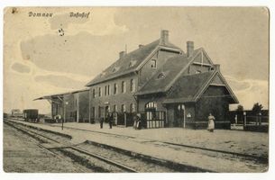 Domnau Bahnhof, Kreis Bartenstein Domnau Bahnhof, 