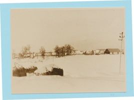 Mehleden, Kreis Gerdauen Mehleden, Blick vom Gutshof Mehleden auf das Vorwerk Braktin 