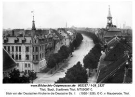 Tilsit, Stadt, Stadtkreis Tilsit Deutsche Straße