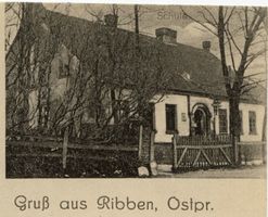 Ribben Kr. Sensburg, Kreis Sensburg Ribben Kr. Sensburg, Schule 