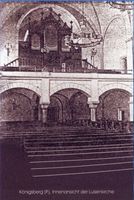 Königsberg (Pr.), Stadtkreis Königsberg Lawsker Allee Königsberg (Pr.), Luisenkirche, Innenansicht II Königsberg, Stadtteil Hufen