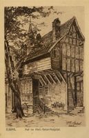 Elbing, Stadt, Stadtkreis Elbing Elbing, Hof im Heiligengeist-Hospital, Künstlerkarte 