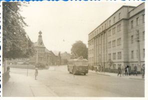Allenstein, Stadtkreis Allenstein Wilhelmstraße Allenstein, Wilhelmstraße, Neues Landratsamt (auf dessen Fundamenten erbaut) Алленштайн, Вильгельмштрассе, новое районное управление (построено на его фундаментах)
